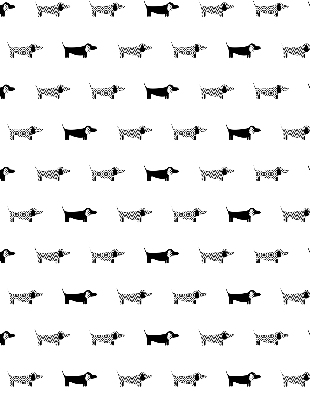 Daylight roller blind Draws dogs