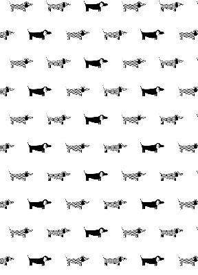 Daylight roller blind Draws dogs