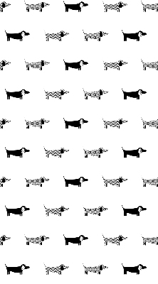 Daylight roller blind Draws dogs