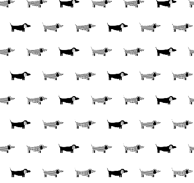 Daylight roller blind Draws dogs