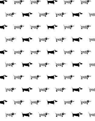 Daylight roller blind Draws dogs