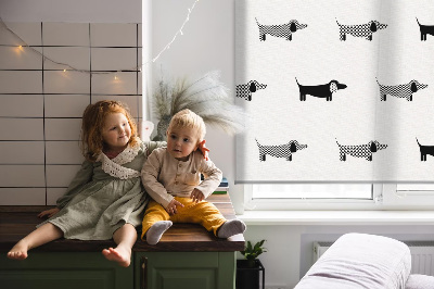 Daylight roller blind Draws dogs