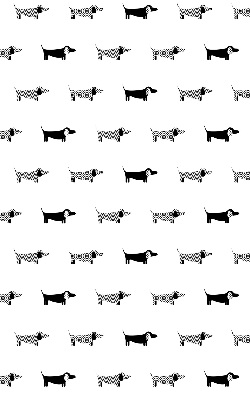 Daylight roller blind Draws dogs