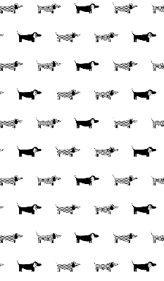 Daylight roller blind Draws dogs