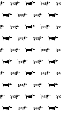 Daylight roller blind Draws dogs