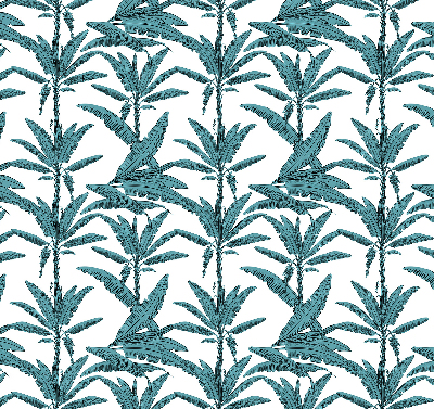 Roller blind Palm leaves