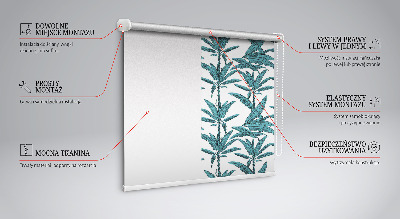 Roller blind Palm leaves