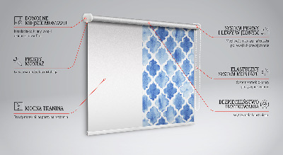 Window blind Painted pattern