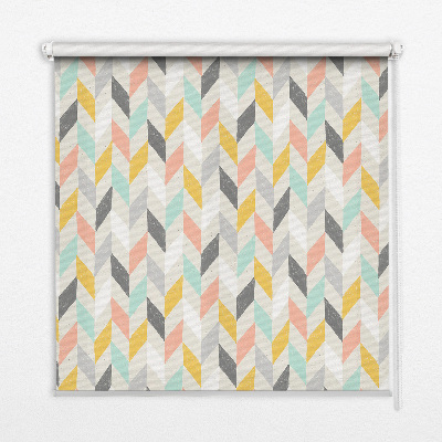 Window blind Colorful herringbone