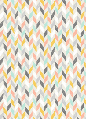 Window blind Colorful herringbone