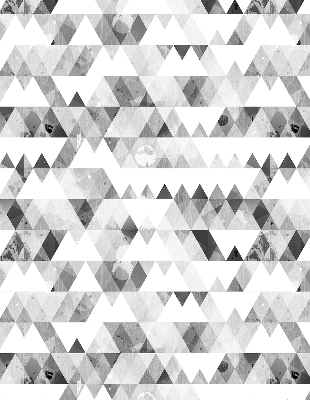 Window blind Gray pattern with triangles