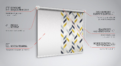 Window blind Colorful herringbone