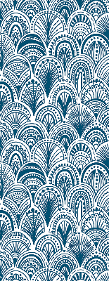 Window blind Blue pattern