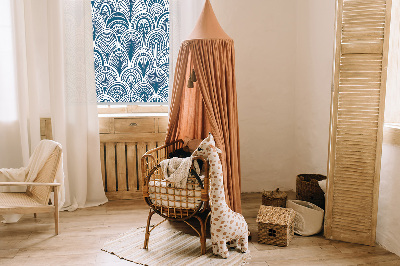 Window blind Blue pattern