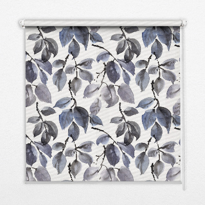 Daylight roller blind Dark leaves