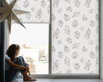 Daylight roller blind Geometric shapes