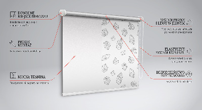 Daylight roller blind Geometric shapes