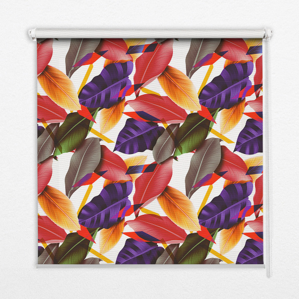 Daylight roller blind Colorful leaves