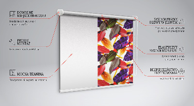 Daylight roller blind Colorful leaves