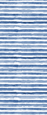 Blind for window Painted blue stripes