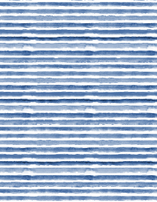 Blind for window Painted blue stripes