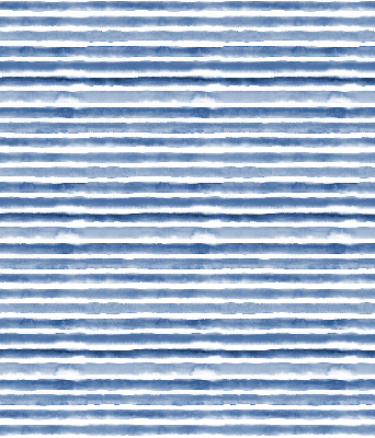 Blind for window Painted blue stripes