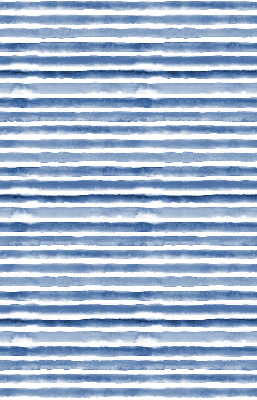 Blind for window Painted blue stripes