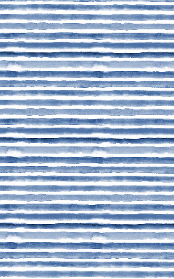 Blind for window Painted blue stripes