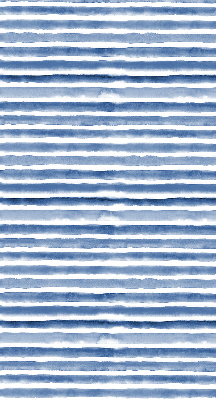 Blind for window Painted blue stripes