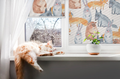 Blind for window Animals