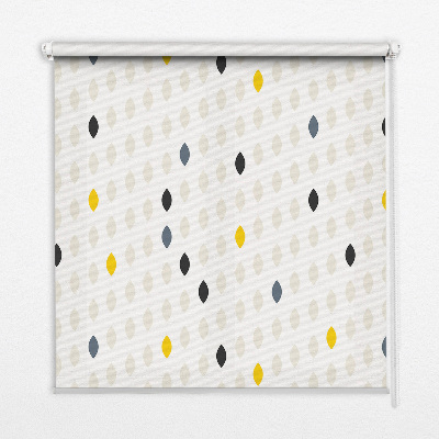 Kitchen roller blind Colored grains