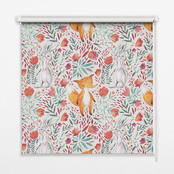 Kitchen roller blind Animals and plants