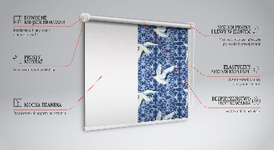 Roller blind for window Hat