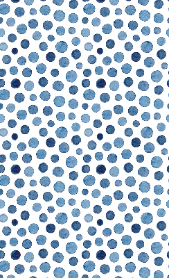 Roller blind for window Blue dots