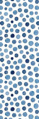 Roller blind for window Blue dots