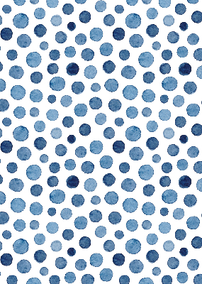 Roller blind for window Blue dots
