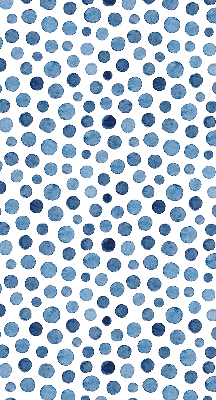 Roller blind for window Blue dots