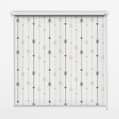 Roller blind for window Arrows