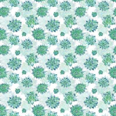 Daylight roller blind Green flowers