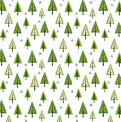 Window blind Drawn forest