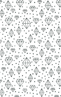 Window blind Drawn diamonds