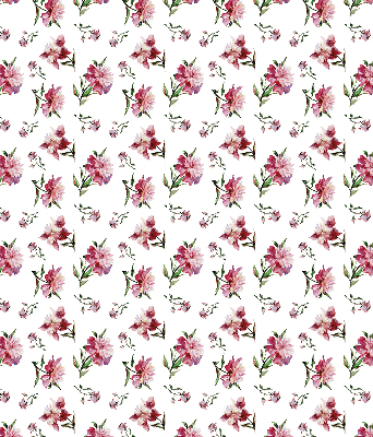 Window blind Pink flower