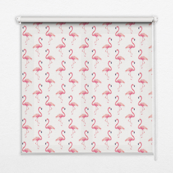 Window blind Flamingos