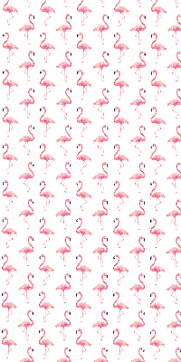 Window blind Flamingos