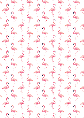 Window blind Flamingos