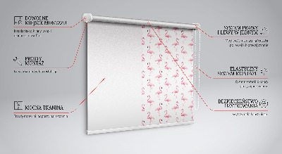 Window blind Flamingos