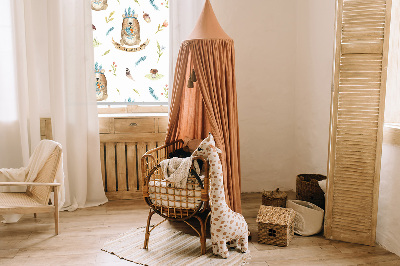 Daylight roller blind Bears and plants