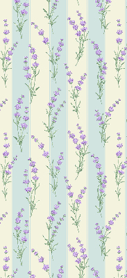 Kitchen roller blind Purple flowers