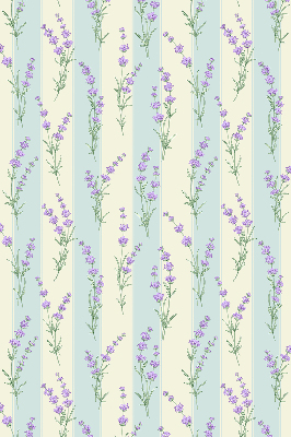 Kitchen roller blind Purple flowers