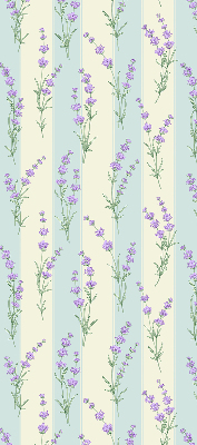 Kitchen roller blind Purple flowers